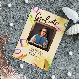 Personalize anúncio de formatura sofisticado e cre