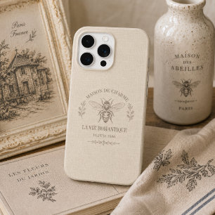 Personalize Bege Quente Vintage País Francês Abelh