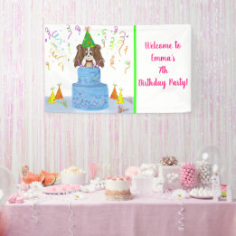 Personalize Bolo de Aniversário Cavalier King Char