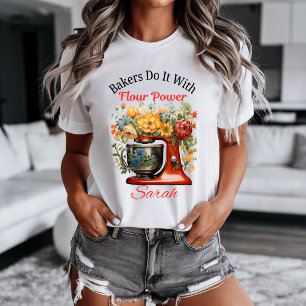 Personalize   Camiseta Flour Power