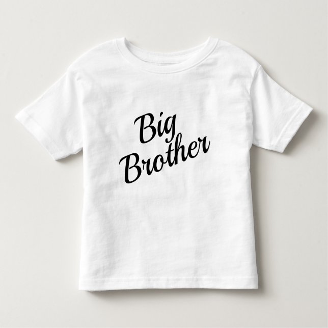 Personalize Camiseta Infantil Tipografia do Big Br (Frente)