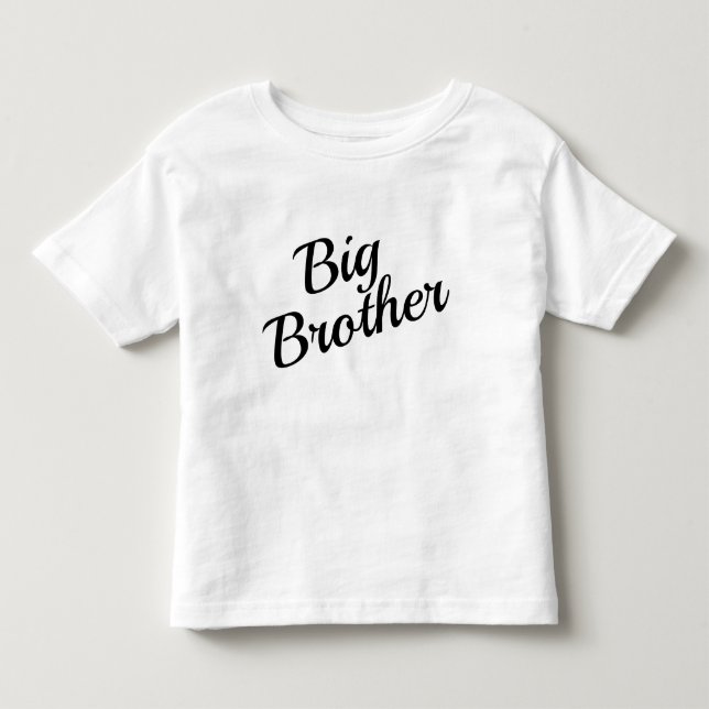 Personalize Camiseta Infantil Tipografia do Big Br (Frente)