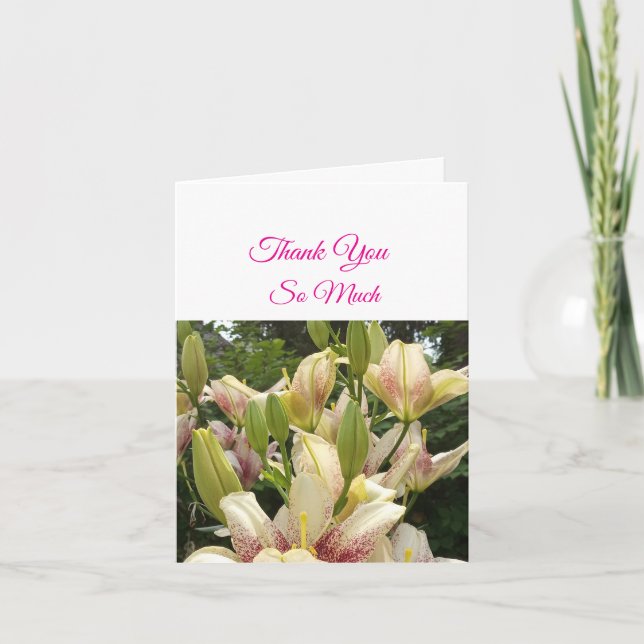 Personalize Cartão de Agradecimento de Casamento L (Frente)