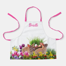Personalize Coelho de Páscoa das Crianças no Jardi