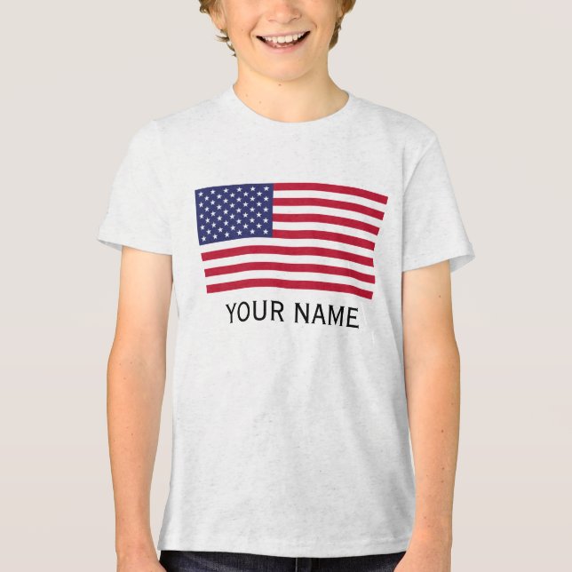 Personalize com seu nome EUA Estados Unidos (Frente)