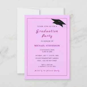 Personalize Cores e Fonte do Convite de Formatura