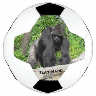 Personalize Esta Bola De Futebol Gorila - Tocar Du