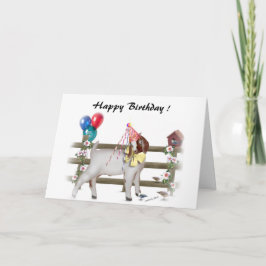 Personalize ESTA Cartão de Aniversário de Boer Got
