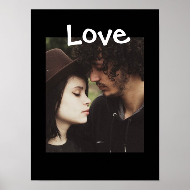 Personalize este Poster de "Amor" com a sua imagem (Frente)