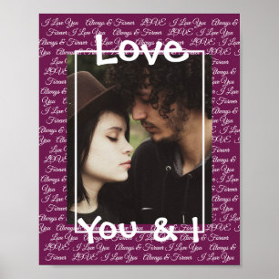 Personalize este Poster de "Amor" com a sua imagem