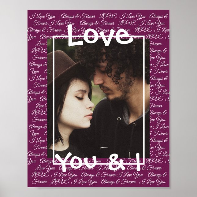 Personalize este Poster de "Amor" com a sua imagem (Frente)