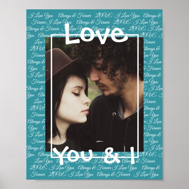 Personalize este Poster de "Amor" com a sua imagem (Frente)