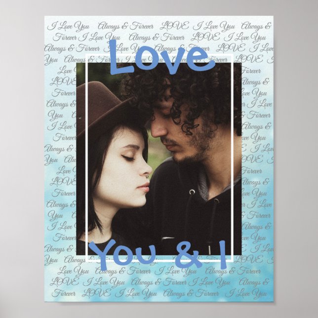Personalize este Poster de "Amor" com a sua imagem (Frente)