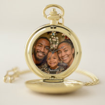 Personalize Este Relógio de Bolso Com Sua Foto