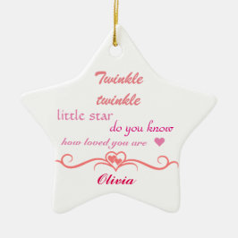 Personalize, estrela dos enfeites de natal