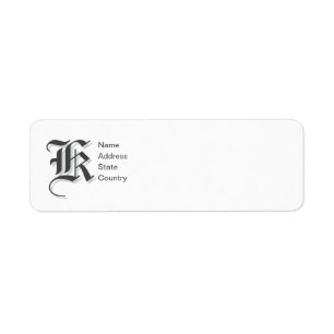 Personalize Etiqueta de Endereço de Devolução com