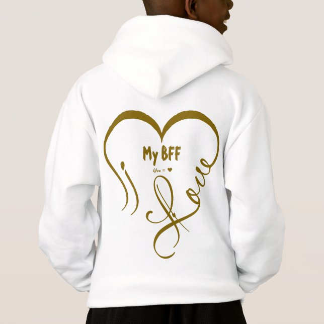 Personalize Eu Amo Meu Melhor Amigo • Você = ♥ (Verso)