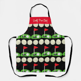 Personalize Golf Pro Chef Impressão Apron