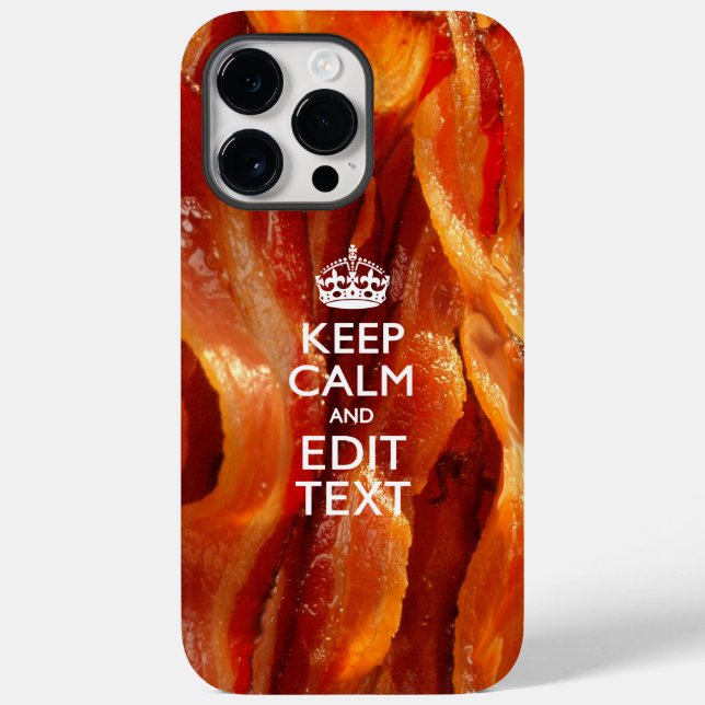 Personalize isso com calma e decoração de bacon (Verso)