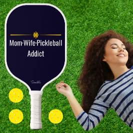 Personalize Mom Wife Pickleball Addict Custom Name