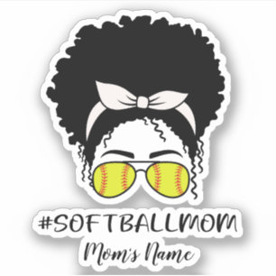 Personalize o adesivo do Softball