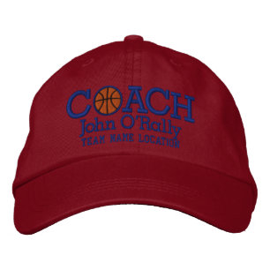 Personalize o Boné de treinador de basquete seu no