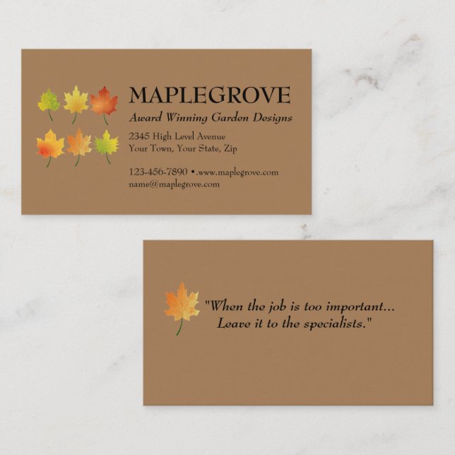 Personalize o Cartão de visita de lado duplo com o (Frente/Verso)