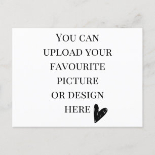 Personalize o cartão postal de 5,6" x 4,25" - pais