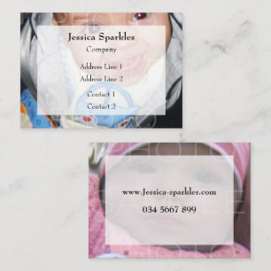 Personalize-o com seu Cartão de visita de fotos