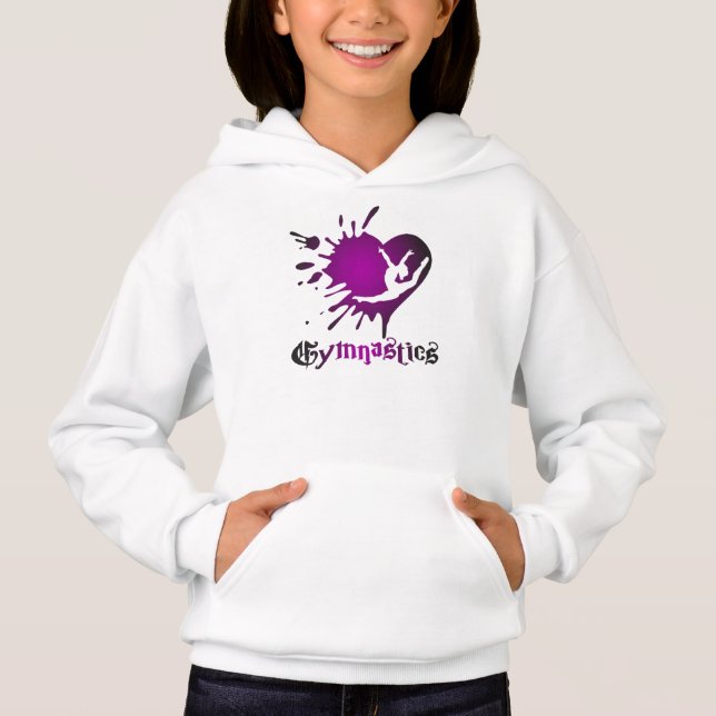 Personalize o Hoodie da camisa da ginástica de (Frente)