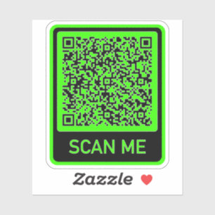 Personalize o Modelo do adesivo de código QR