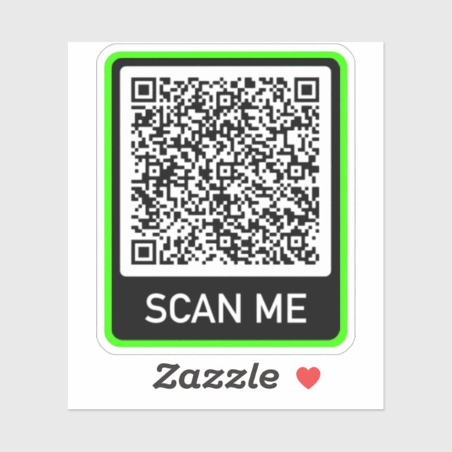 Personalize o Modelo do adesivo de código QR (Folha)