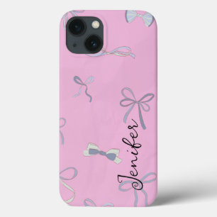 Personalize o nome no design cor rosa
