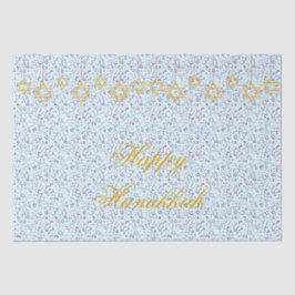 Personalize o papel de tecidos de férias de hebrai