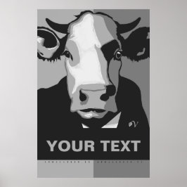 Personalize-o Poster de Arte Pop em Preto e Branco