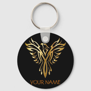 Personalize o seu nome Chaveiro phoenix