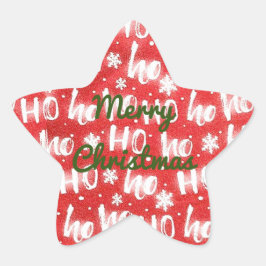Personalize os adesivos de Natal HO HO