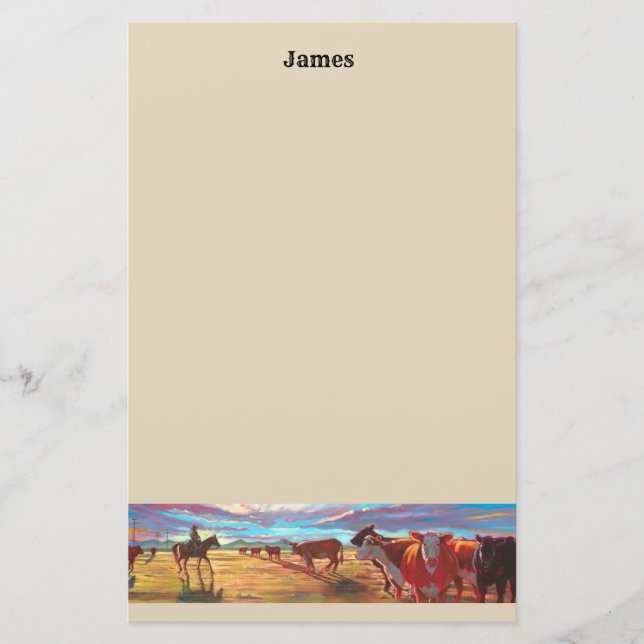 Personalize os artigos de papelaria de papel do (Frente)