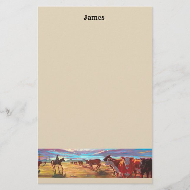 Personalize os artigos de papelaria de papel do (Frente)