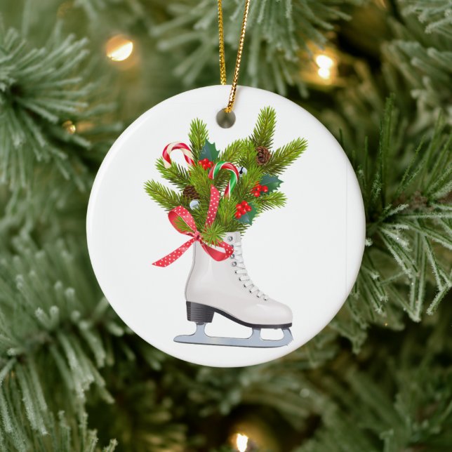 Personalize Patins de Gelo para Enfeite de Natal e (Árvore)