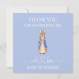 Personalize Peter o Chá de fraldas do coelho Obrig