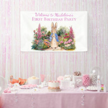 Personalize Peter o coelho Primeira Festa de anive