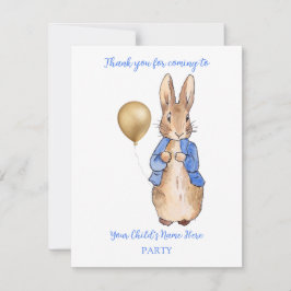 Personalize Peter o Rabbit Obrigado