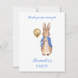 Personalize Peter o Rabbit Obrigado