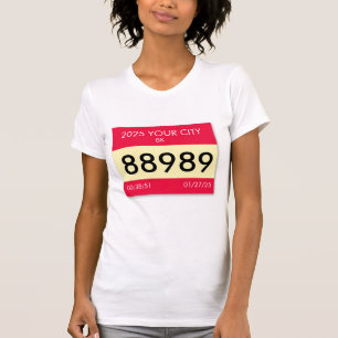 Personalize seu bib de corrida em uma camisa única