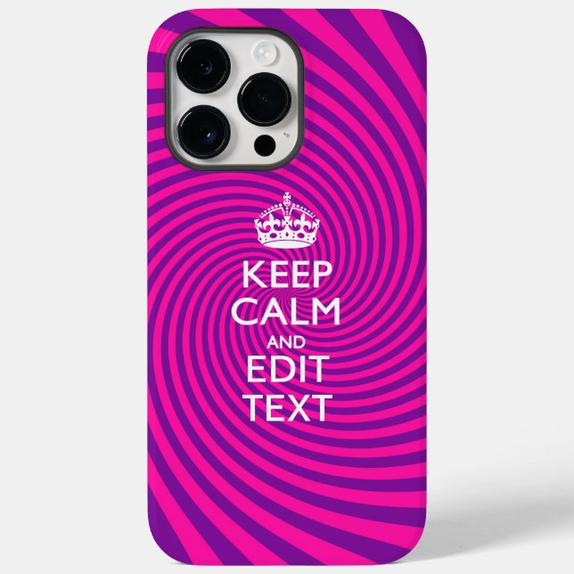 Personalize Seu Mantenha a Calma e Presente com To (Verso)