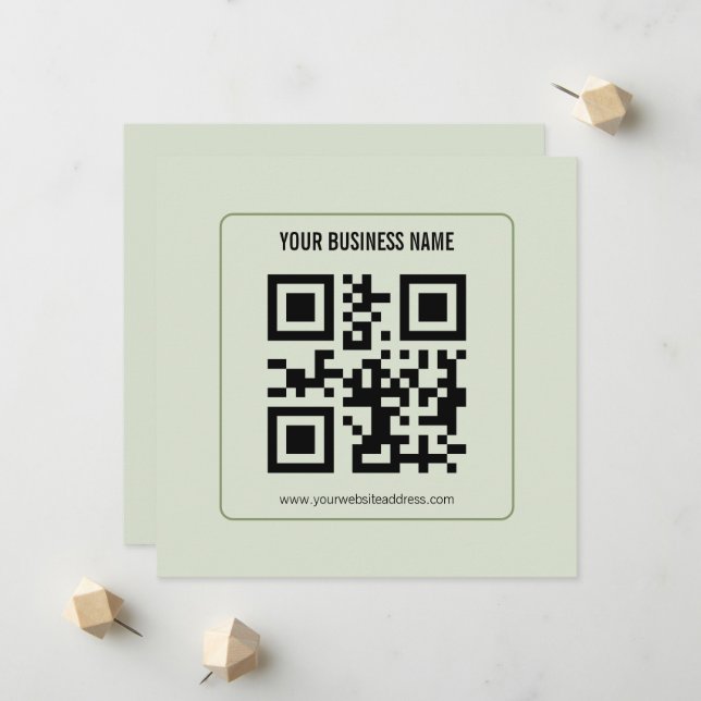 Personalize Seu Modelo de Nome Comercial de Código (Frente/Verso In Situ)