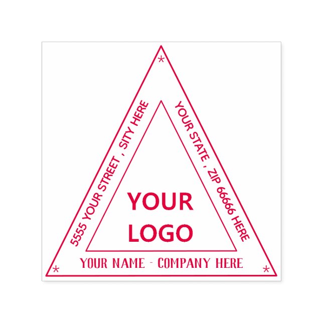 Personalize seu nome de endereço Carimbo de inform (Design)