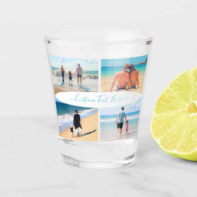 Personalize Seu Presente de Copo de Shot com Foto  (Frente)