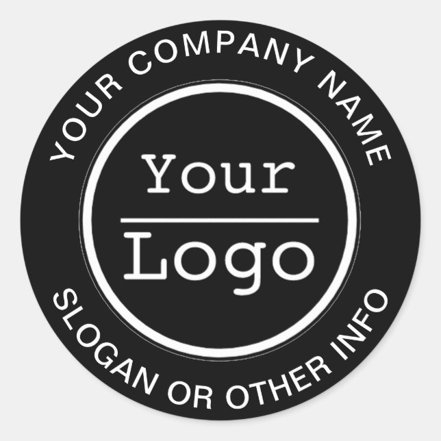 Personalize seu próprio adesivo redondo clássico (Frente)